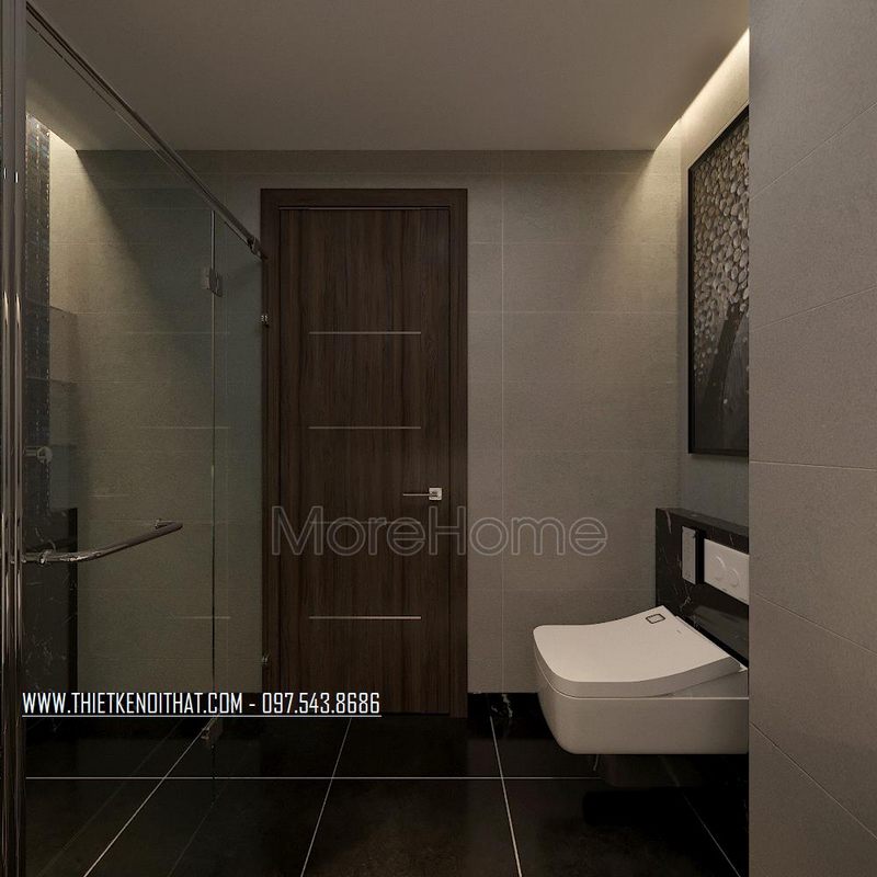 Thiết kế nội thất phòng tắm biệt thự Ecopark Văn Giang 